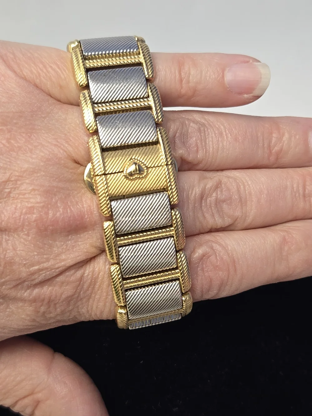 Judith Ripka Lexington Two-Tone Gold and Silver Women's Watch